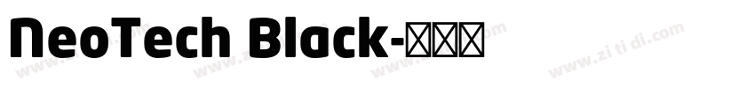 NeoTech Black字体转换